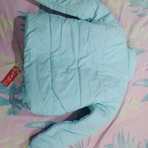 Light Blue Puffer Jacket