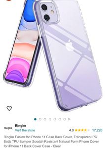 Transparent IPHONE 11 Back Cover
