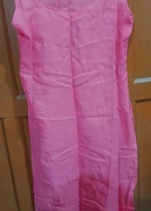Pink Embroidered Kurta