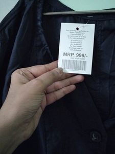 Black Jacket Style Top 38-40 Size