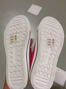 Pink Canvas Shoes