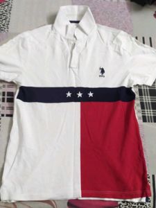 White U.S. Polo T-shirt