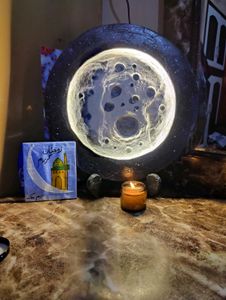 Moonscape Lamp &amp; Ramadan Art