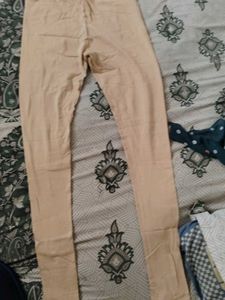 Beige Leggings