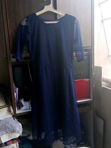 Navy Blue Casual Dress