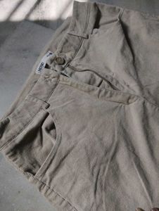 Beige corduroy Skirt