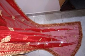 Red Embroidered Lehenga Choli