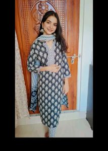 (Size~2XL)Black kurta set 🌷