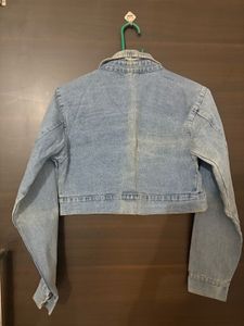 Denim Cropped Jacket