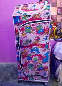 Kids' Cartoon Wardrobe 4 Compartments