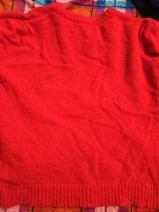 Red Mickey Mouse Sweater