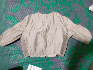 Classic Beige Blouse (M Size)