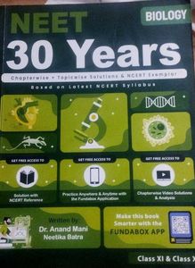 NEET Biology: 30 Years Chapterwise Solutions