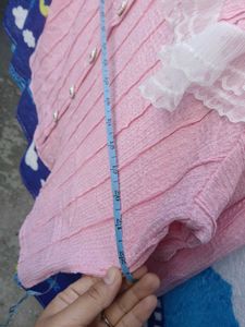 Korean Cute 🎀💕😍Pink Lace Blouse