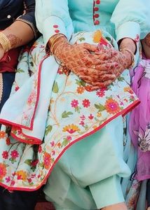 Elegant Sky Blue Kurta Set