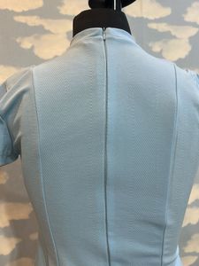 Light Blue Mini Skater Party Dress