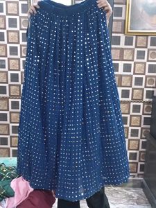 Navy Blue Lehanga Choli