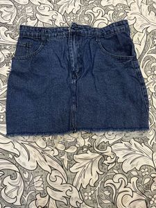 Denim Mini Skirt