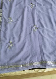 Lavender Sari