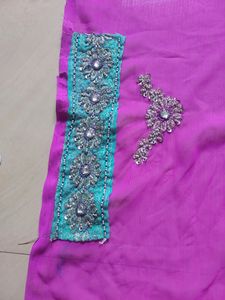 Hand Work  Saree