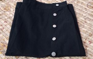 Popnetic Branded Black Skirt