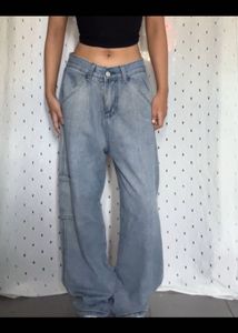 Gray Distressed Jeans