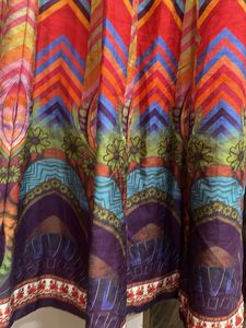 Colorful Embroidered Anarkali Dress