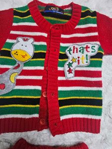 Cute Kids' Knit Outfit Set