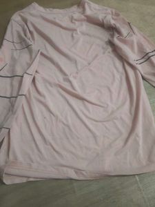 Pink Graphic Print Tee