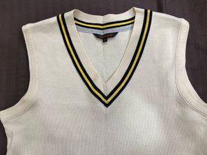 Cream Vintage Sweater Vest