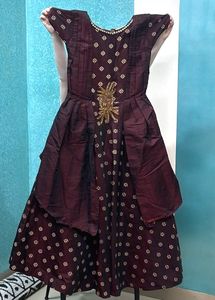 Elegant Burgundy Occasion Dress