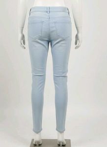 Light Blue Skinny Embellished Jeans