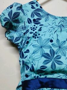 Girls Foral Green Formal