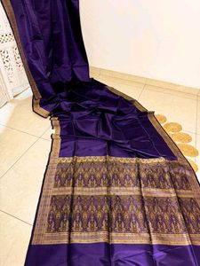 100% Pure Mulberry Silk Banarasi Saree