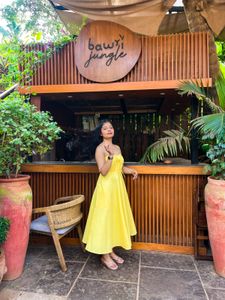 Yellow Midi Dress