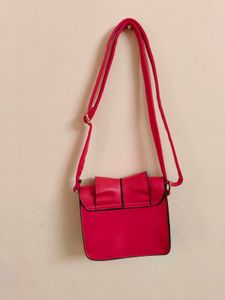 Sling Bag Rose Colour For Women.