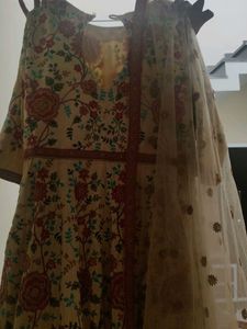 Floral Anarkali Kurta Set