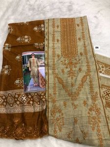 Embroidery Work Unstiched Dress Material