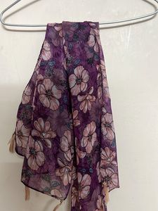 Floral Purple Scarf 💜