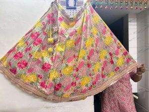 ethnic lehenga choli with blouse