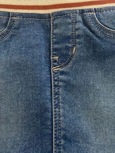 Smart Denim Mini Dress For Baby Girl