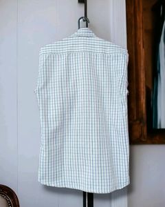 Classic Blue and White Striped Cotton Shirt