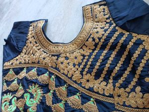 Embroidered Blue Blouse