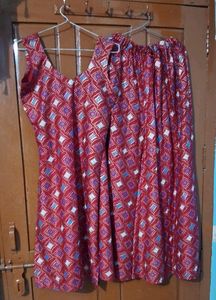 Red Kurta Plazzo Set For Your Festival Celebration
