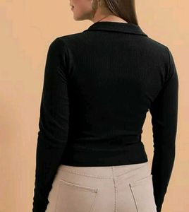 Body Fit Coller Top