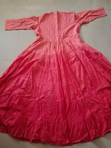 Tiered Pink Dress