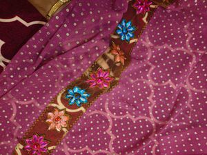 Pink Saree