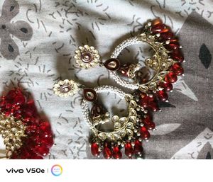 combo of 3 kundan earrings