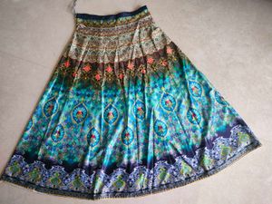 Patterned Ethnic Skirt