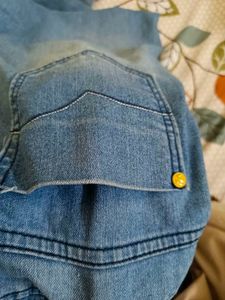 Blue Straight Low Waist Jeans